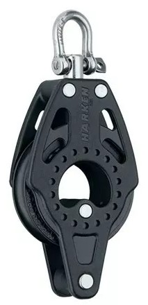 Harken 57 mm blokk — svingbar Becket