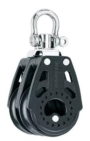 Harken 40 mm dobbelblokk – svingbar