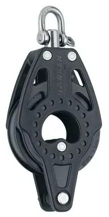 Harken 75 mm blokk — svivel, Becket
