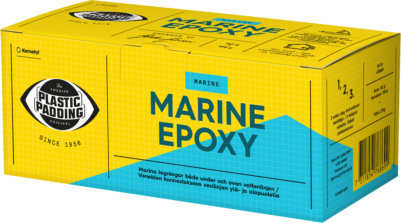 Marine epoxy 270 g - Plastic Padding