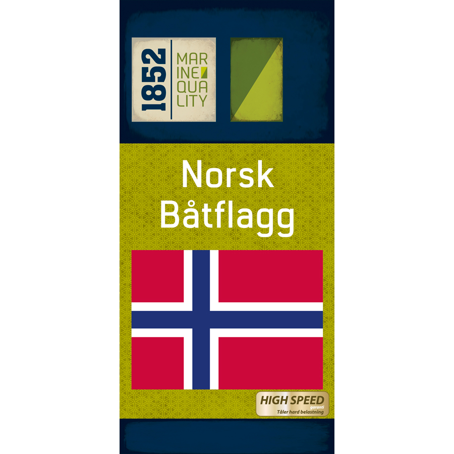 Norsk båtflagg, 1852