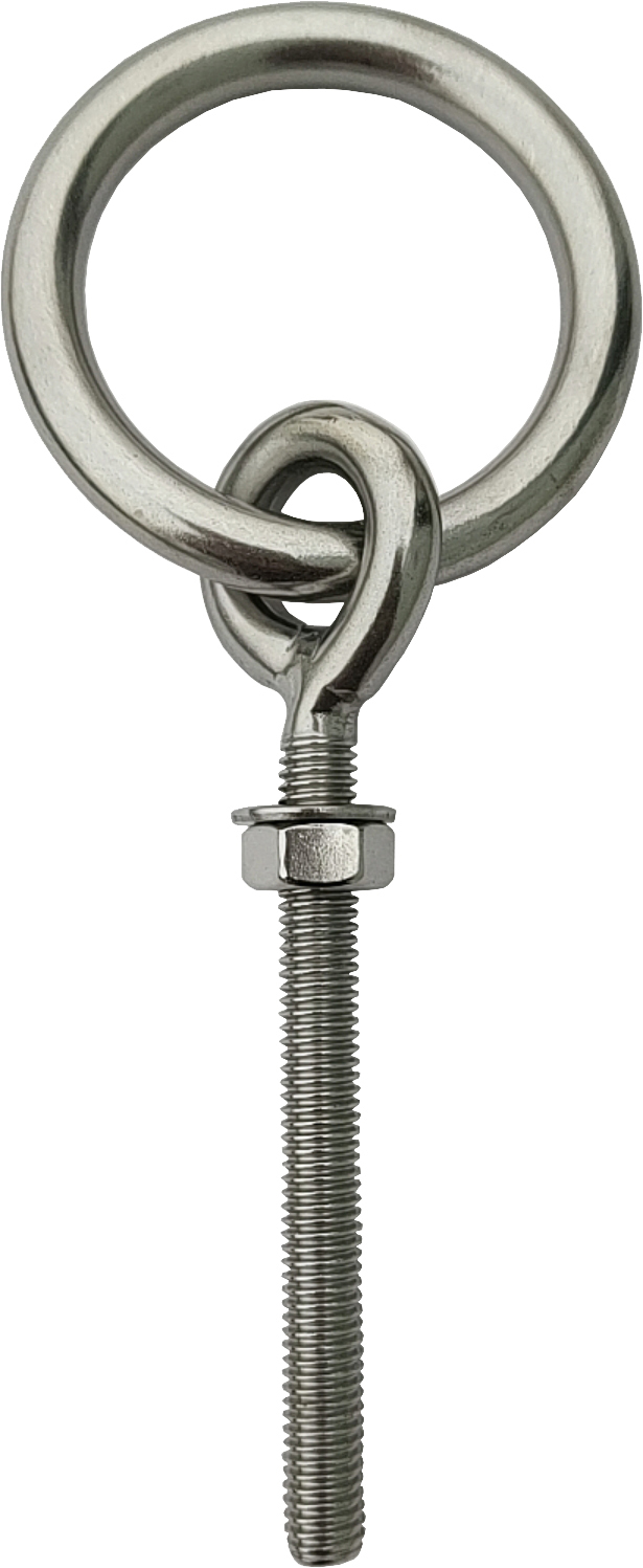 Ringbolt i syrefast stål - 1852