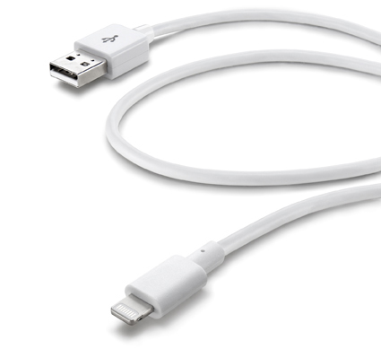 USB til Lightning, iPhone/iPad kabel 1,2 m