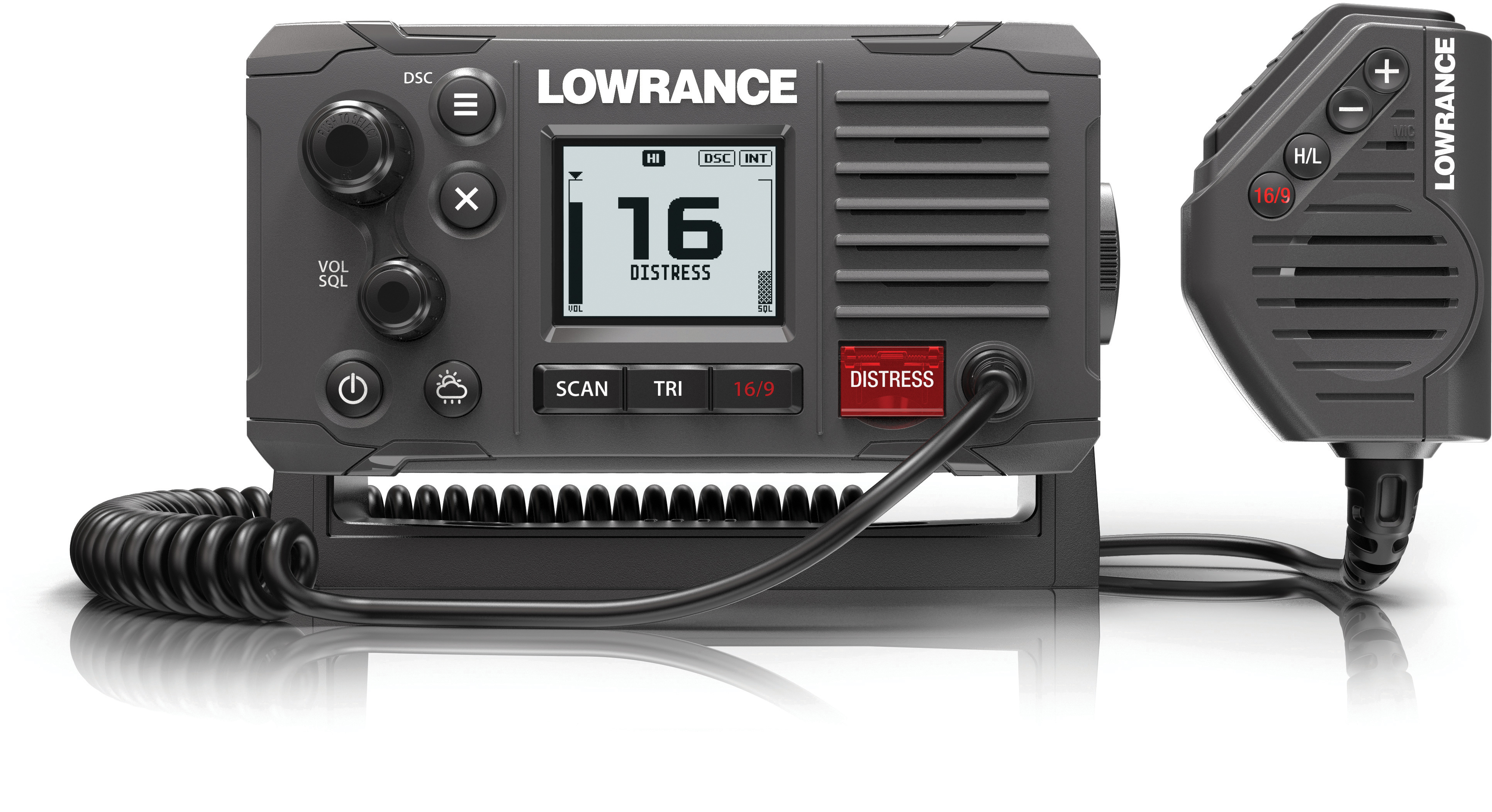 Link-6S VHF-radio med GPS - Lowrance