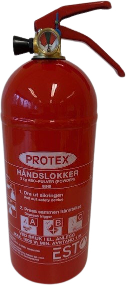 Protex Brannslukker 2 kg P2DGA