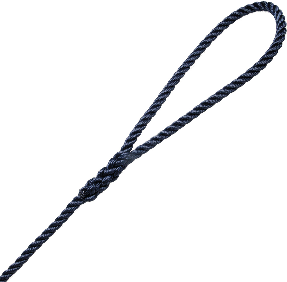 Robline 3-slått fortøyningsline marineblå 10 mm x 10 m