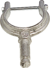 1852 Åregaffel aluminium 2 1/4" m/bolt
